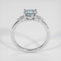 1.60 Ct. Greyish Blue Sapphire Ring, Platinum 950 3