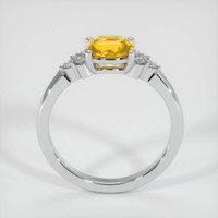 1.04 Ct. Yellow Sapphire Ring, Platinum 950 3
