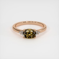 1.15 Ct. Gemstone Ring, 14K Rose Gold 1