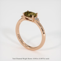 1.15 Ct. Gemstone Ring, 14K Rose Gold 2