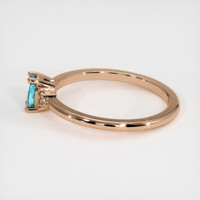 0.31 Ct. Gemstone Ring, 14K Rose Gold 4