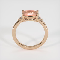1.05 Ct. Padparadscha Sapphire Ring, 14K Rose Gold 3