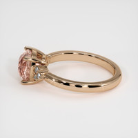 2.33 Ct. Padparadscha Sapphire Ring, 14K Rose Gold 4