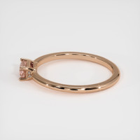 0.61 Ct. Padparadscha Sapphire Ring, 14K Rose Gold 4