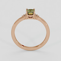 0.88 Ct. Bi Color Sapphire Ring, 18K Rose Gold 3