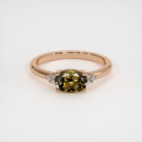 1.15 Ct. Gemstone Ring, 18K Rose Gold 1