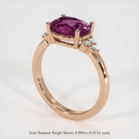 2.31 Ct. Gemstone Ring, 18K Rose Gold 2