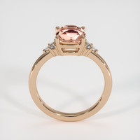 2.33 Ct. Padparadscha Sapphire Ring, 18K Rose Gold 3