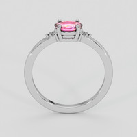 0.67 Ct. Pink Sapphire Ring, Silver 3