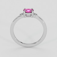 0.51 Ct. Pink Sapphire Ring, Silver 3