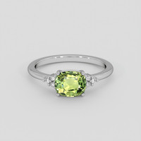 1.20 Ct. Alexandrite Ring, 10K White Gold 1