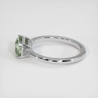 1.83 Ct. Green Sapphire Ring, 10K White Gold 4