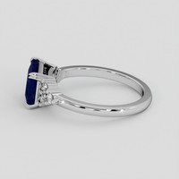 2.71 Ct. Blue Sapphire Ring, 10K White Gold 4