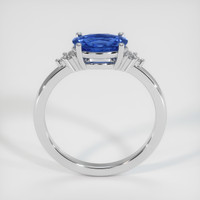 1.12 Ct. Blue Sapphire Ring, 14K White Gold 3