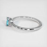 0.31 Ct. Gemstone Ring, 14K White Gold 4