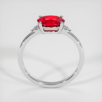 1.54 Ct. Ruby Ring, 14K White Gold 3