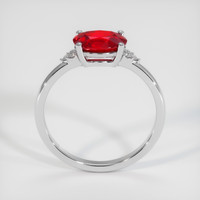 1.21 Ct. Ruby Ring, 14K White Gold 3