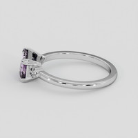 1.40 Ct. Purple Sapphire Ring, 14K White Gold 4