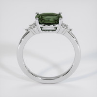 1.90 Ct. Green Sapphire Ring, 14K White Gold 3