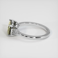 2.29 Ct. Bi Color Sapphire Ring, 14K White Gold 4