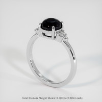 2.98 Ct. Sapphire Ring, 14K White Gold 2