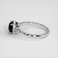 2.98 Ct. Sapphire Ring, 14K White Gold 4
