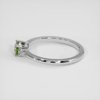 0.43 Ct. Bi Color Sapphire Ring, 14K White Gold 4