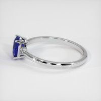 0.84 Ct. Sapphire Ring, 14K White Gold 4