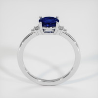 0.97 Ct. Blue Sapphire Ring, 14K White Gold 3