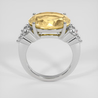 7.12 Ct. Yellow Citrine Ring, 18K White Gold 3