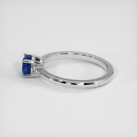 0.76 Ct. Bi Color Sapphire Ring, 18K White Gold 4
