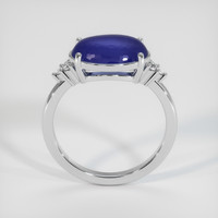 3.91 Ct. Blue Sapphire Ring, 18K White Gold 3