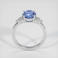 1.80 Ct. Blue Sapphire Ring, 18K White Gold 3