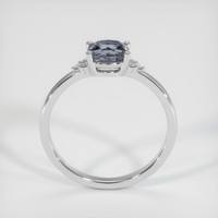 1.05 Ct. Grey Sapphire Ring, 18K White Gold 3
