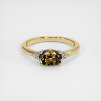 1.15 Ct. Gemstone Ring, 14K White & Yellow 1