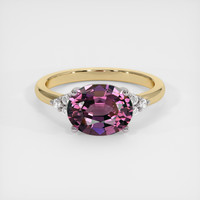 2.31 Ct. Gemstone Ring, 18K White & Yellow 1