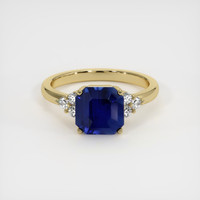 3.22 Ct. Sapphire Ring, 14K Yellow Gold 1