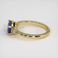 1.57 Ct. Blue Sapphire Ring, 14K Yellow Gold 4