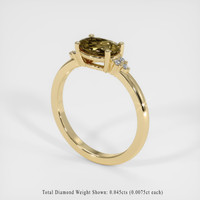 1.15 Ct. Gemstone Ring, 14K Yellow Gold 2