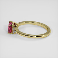 1.86 Ct. Pinkish Red Ruby Ring, 14K Yellow Gold 4