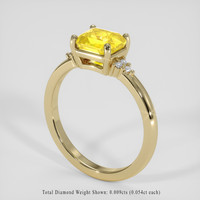 2.11 Ct. Yellow Sapphire Ring, 14K Yellow Gold 2