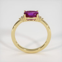2.02 Ct. Pinkish Purple Sapphire Ring, 14K Yellow Gold 3