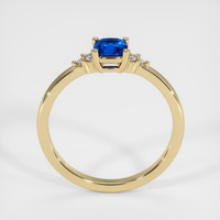 0.55 Ct. Sapphire Ring, 18K Yellow Gold 3