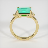 1.59 Ct. Emerald Ring, 18K Yellow Gold 3