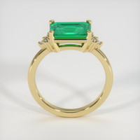 1.59 Ct. Emerald Ring, 18K Yellow Gold 3