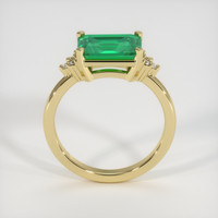 1.74 Ct. Emerald Ring, 18K Yellow Gold 3