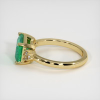 1.88 Ct. Emerald Ring, 18K Yellow Gold 4