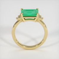 1.96 Ct. Emerald Ring, 18K Yellow Gold 3