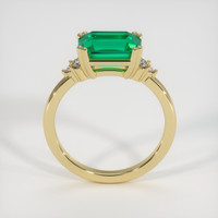 1.76 Ct. Emerald Ring, 18K Yellow Gold 3