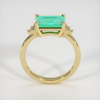 1.63 Ct. Emerald Ring, 18K Yellow Gold 3